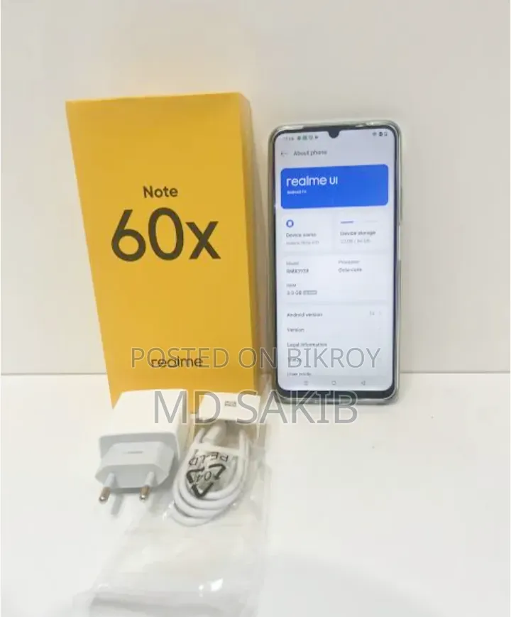 Realme Note 60x 64 GB Black