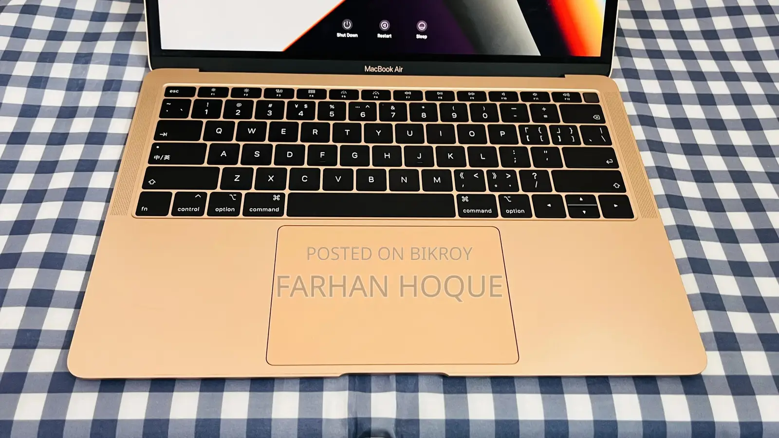 New Laptop Apple MacBook Air 2019 8GB Intel Core I5 SSD 512GB