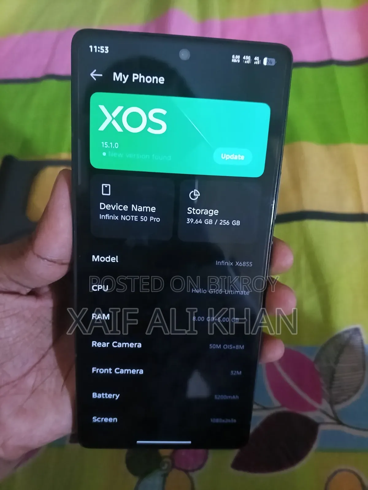 Infinix Note 50 Pro 256 GB Black