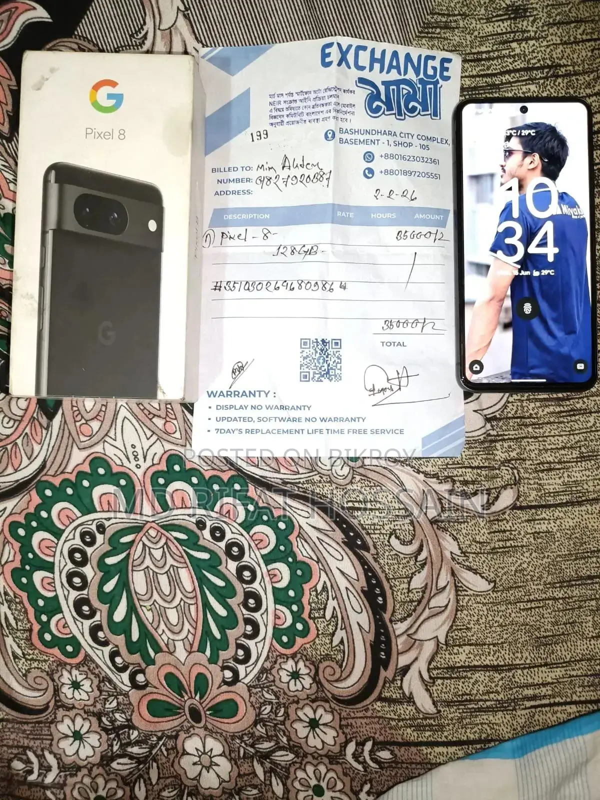 Google Pixel 8 128 GB Black