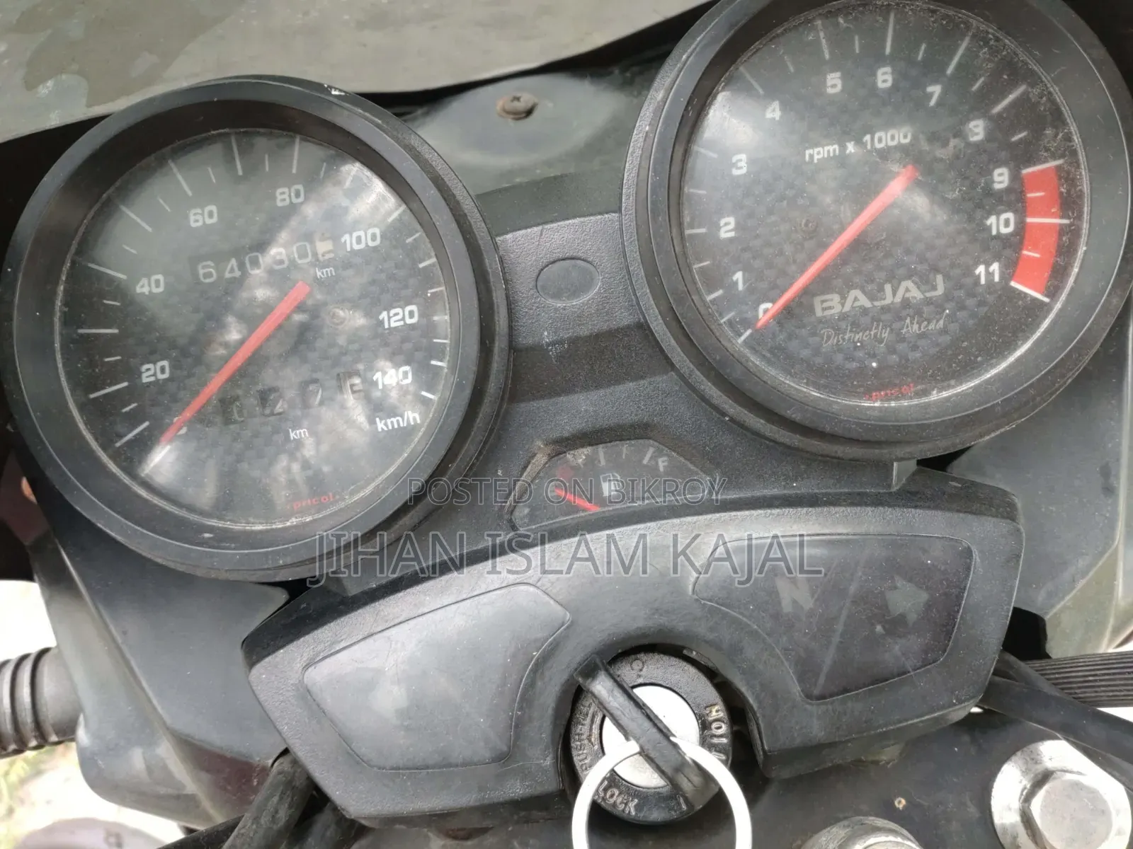 Bajaj Discover 135 2009 Red