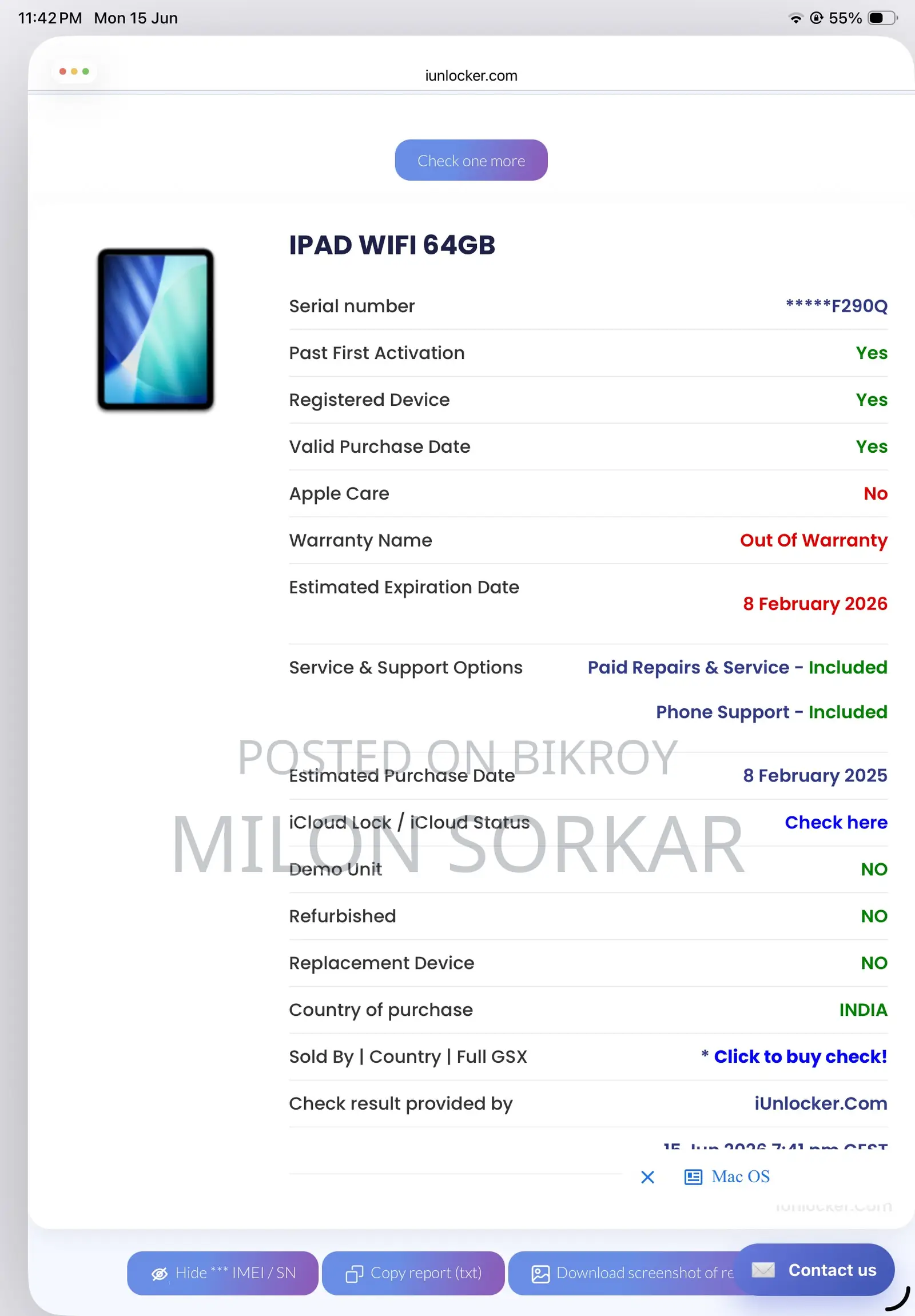 Apple iPad 10.2 (2021) 64 GB Silver