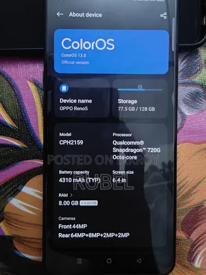Oppo Reno 5 128 GB Gray