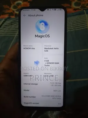 Honor X6a 128 GB