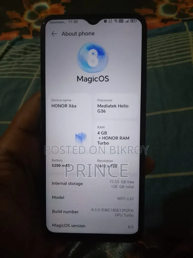 Honor X6a 128 GB