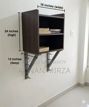 Wooden Bookshelf / Wall Cabinet (Good Condition)