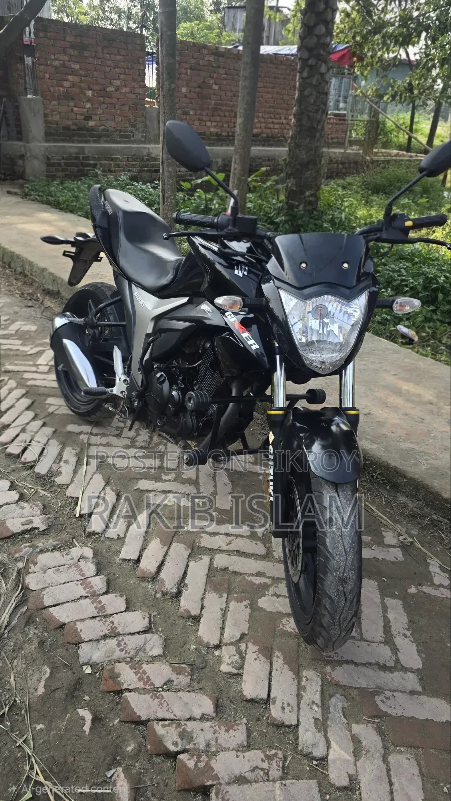 Suzuki Gixxer Monotone 2023 Black