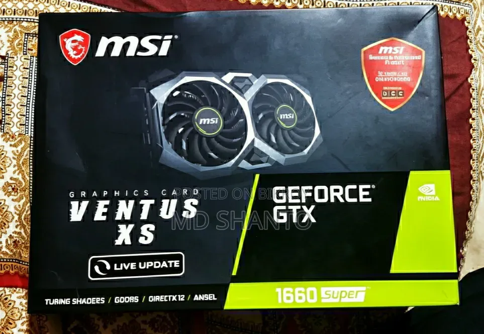 Msi GTX 1660 Super Ventus Oc 6 Gb
