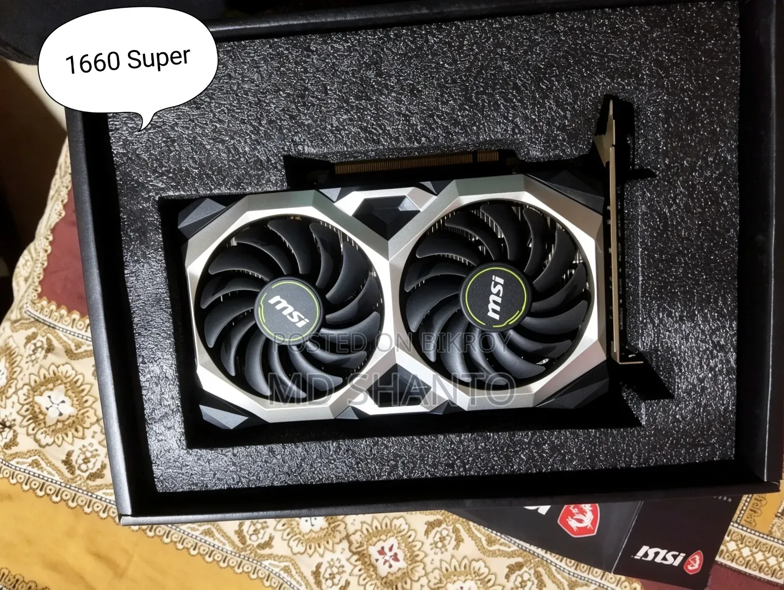 Msi GTX 1660 Super Ventus Oc 6 Gb