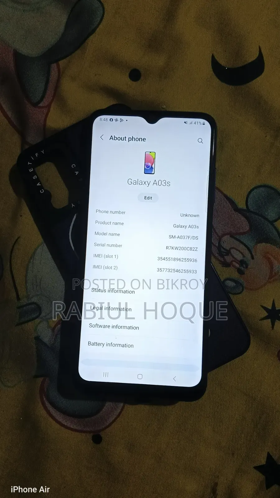 Samsung Galaxy A30s 64 GB Blue
