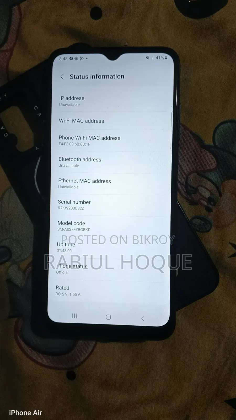 Samsung Galaxy A30s 64 GB Blue