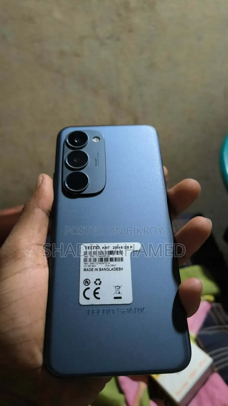 টেকনো স্পার্ক ৪০ প্রো+ ২৫৬ জিবি ব্লু