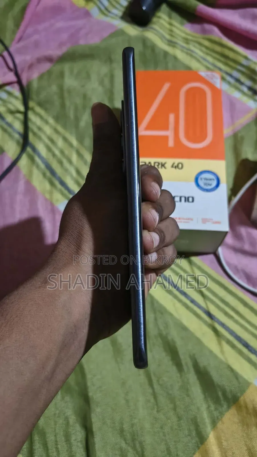টেকনো স্পার্ক ৪০ প্রো+ ২৫৬ জিবি ব্লু