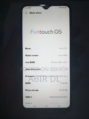 New Vivo Y11 32 GB Blue