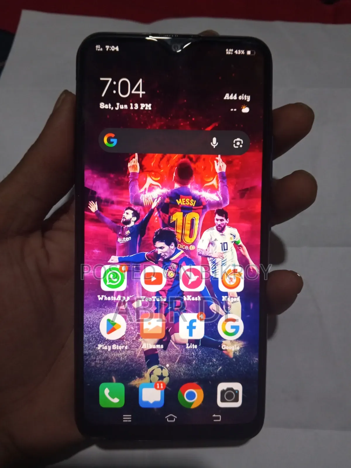New Vivo Y11 32 GB Blue