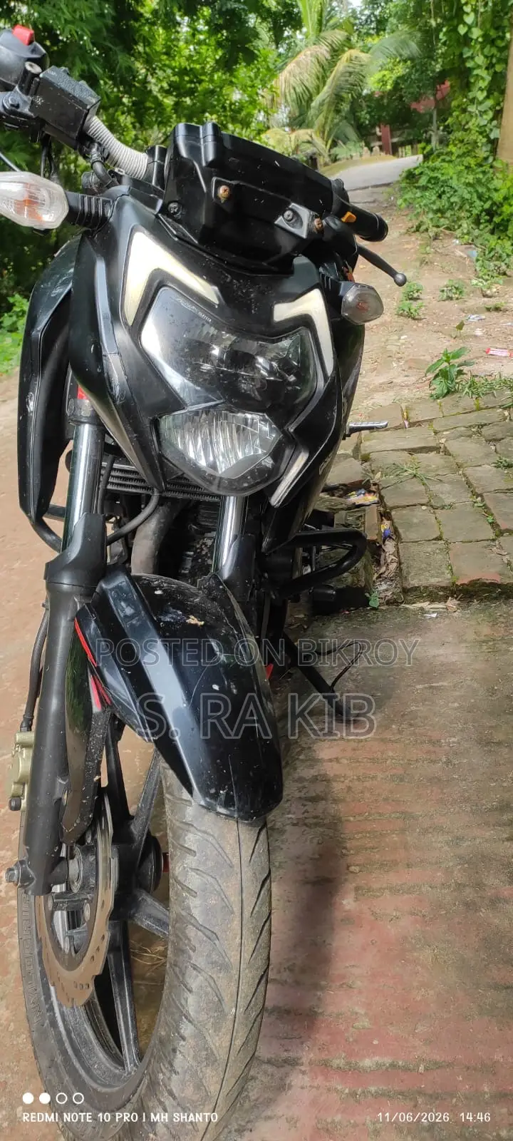 TVS Apache 160 4V 2022 Black