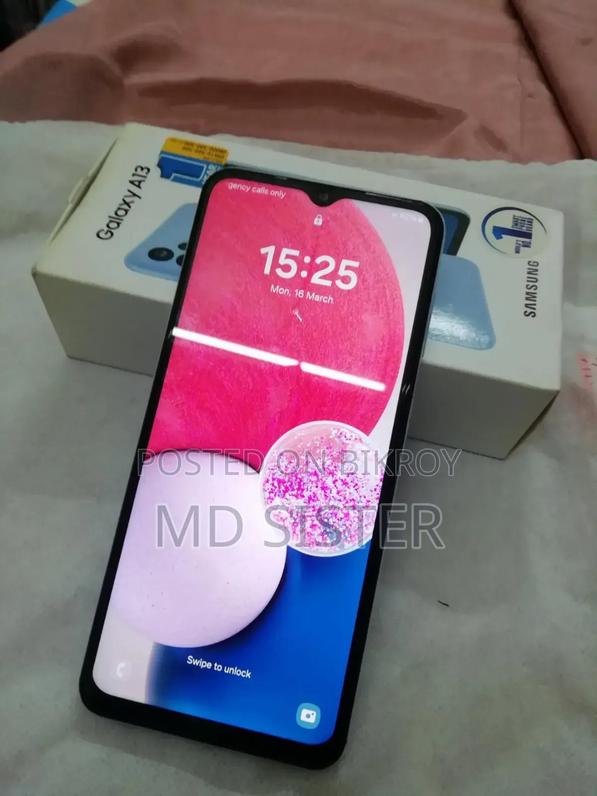 স্যামসাং গ্যালাক্সি এ১৩ ৫জি ৬৪ জিবি রোজ গোল্ড