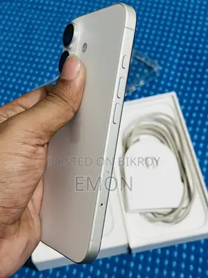 অ্যাপল আইফোন ১৬ ২৫৬ জিবি সাদা