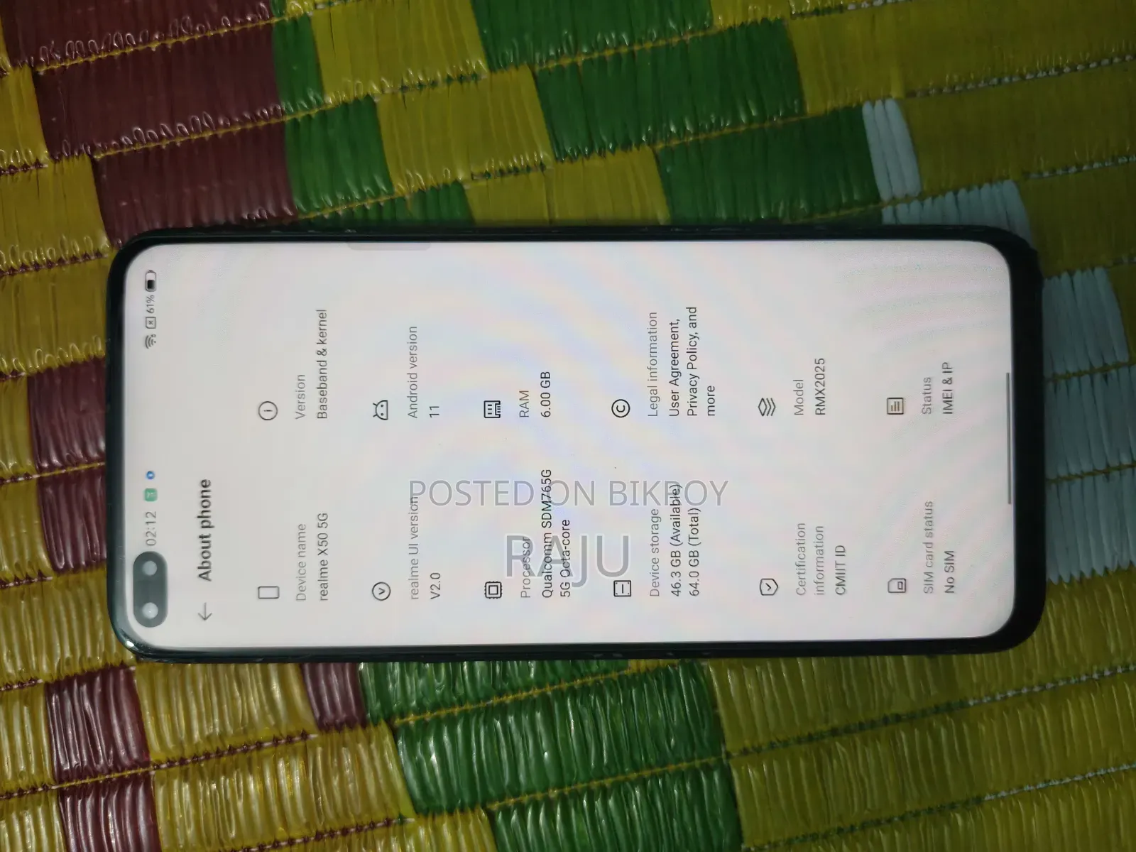 Realme X50 5G 128 GB Blue
