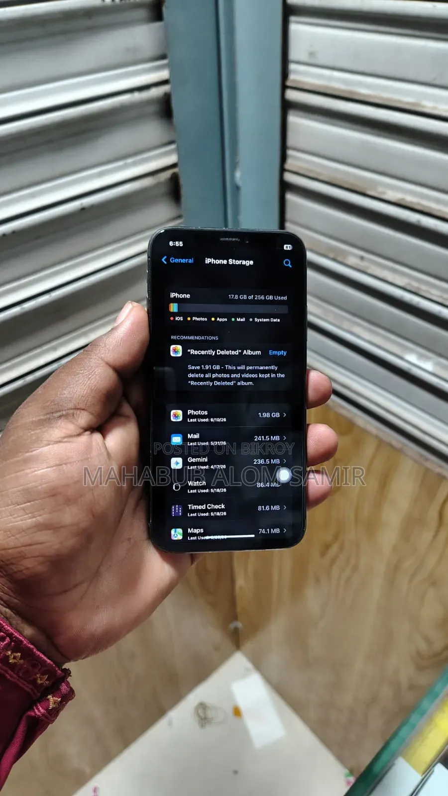 Apple iPhone X 256 GB Black