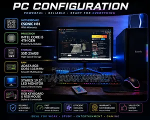 Desktop Computer 8GB Intel Core i5 SSD 256GB