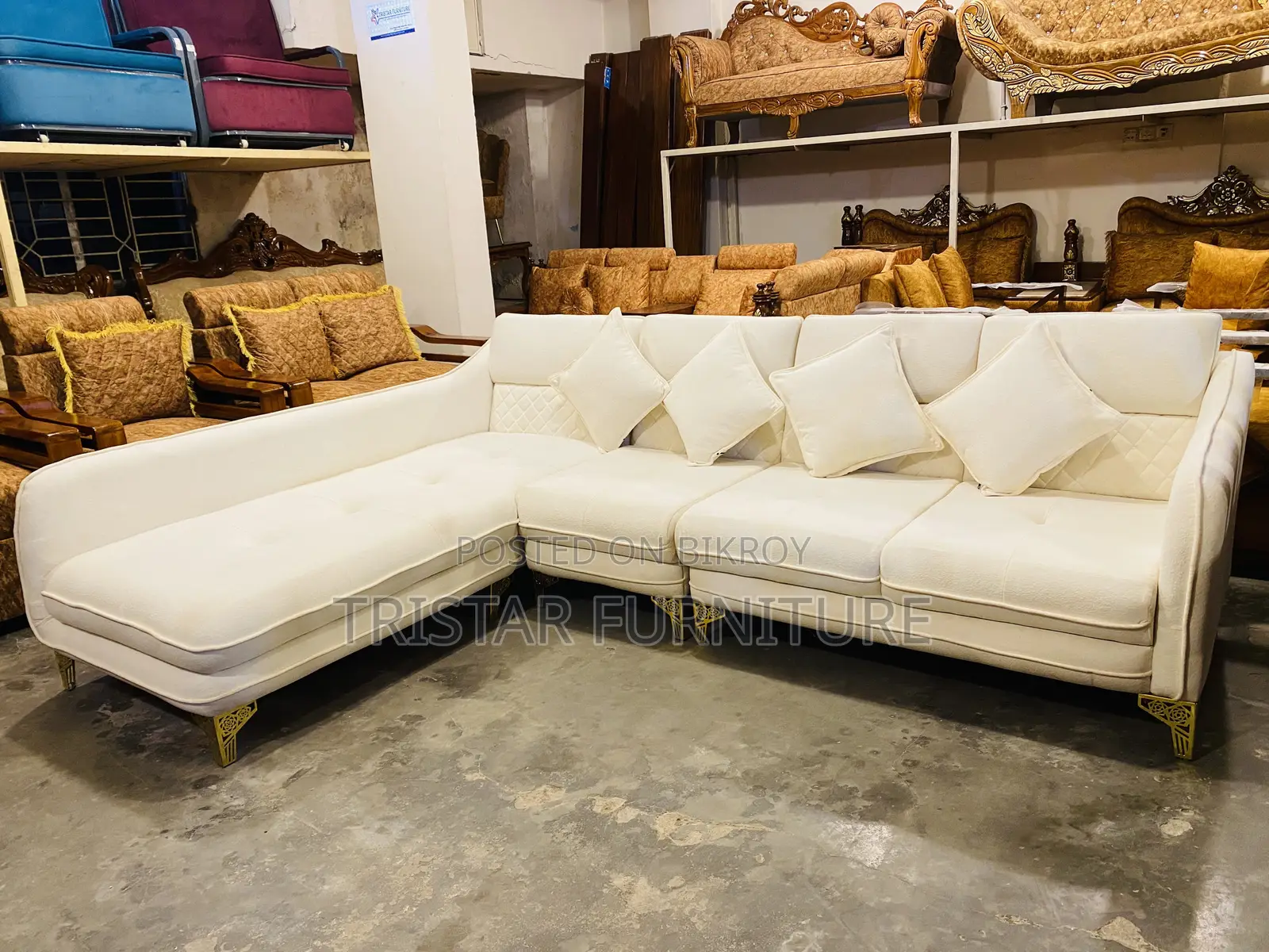 Modern Designer L-Type Sofa Set