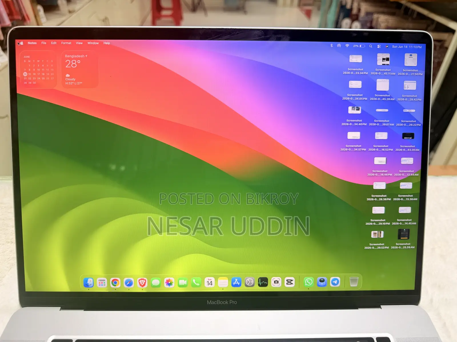 Laptop Apple MacBook Pro 2019 64GB Intel Core I9 SSD 512GB