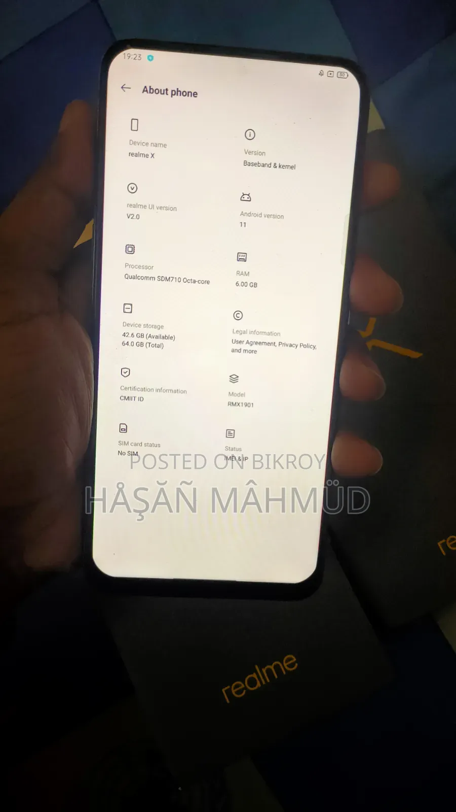 Realme X 64 GB White