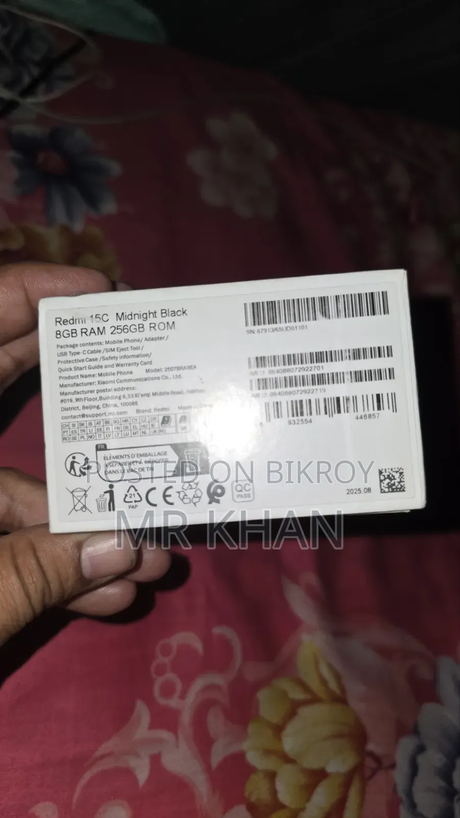 Xiaomi Redmi 15C 4G 256 GB Black