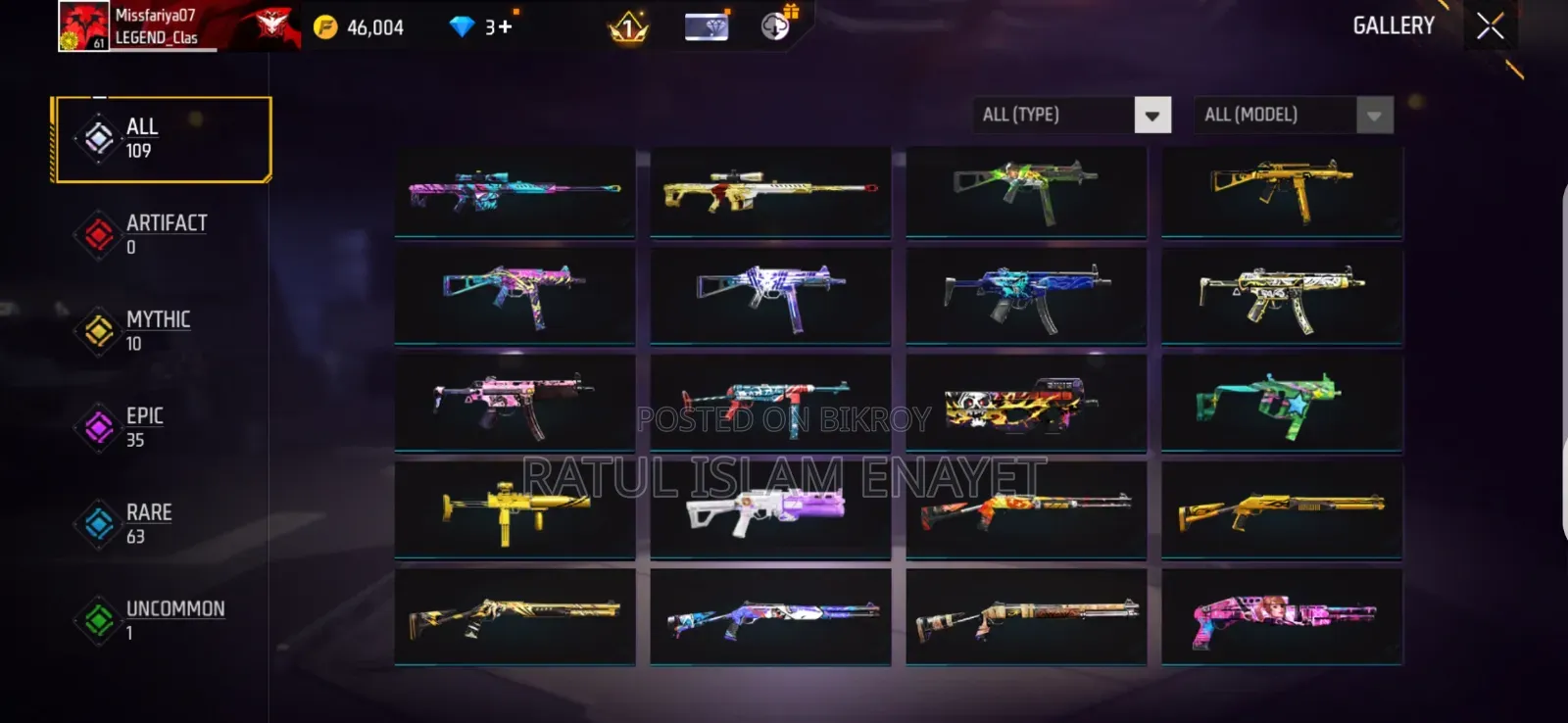 Free Fire Id