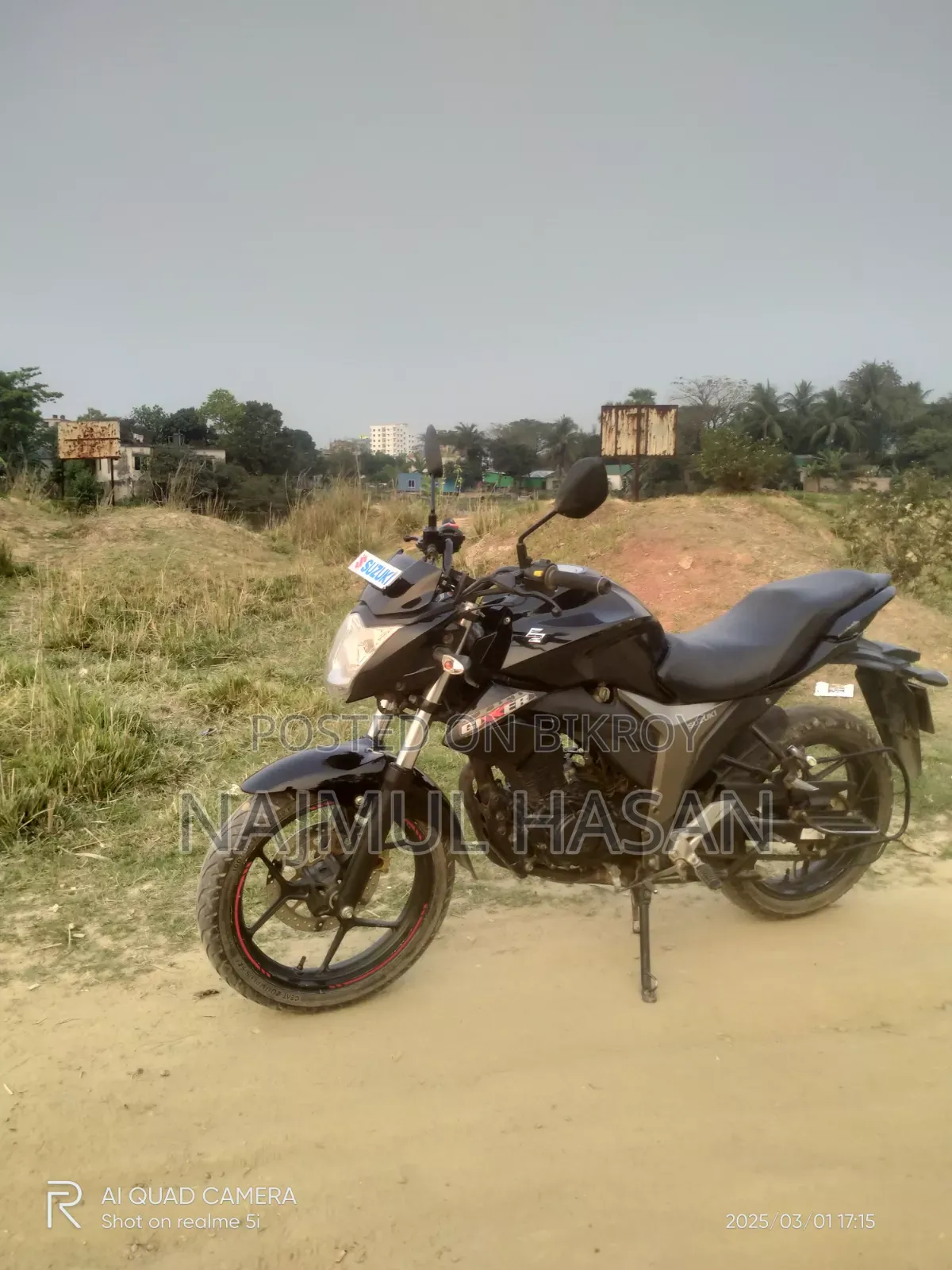 Suzuki Gixxer Monotone 2022 Black