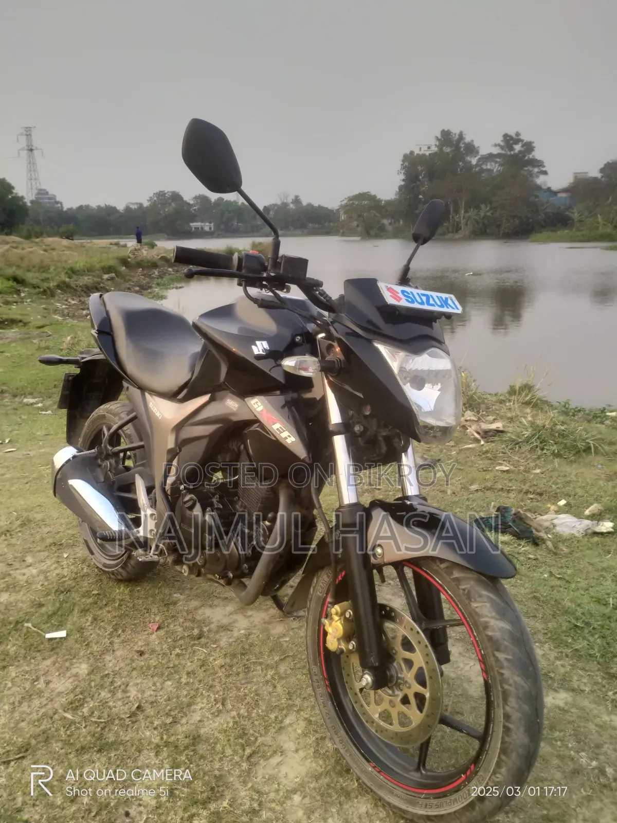 Suzuki Gixxer Monotone 2022 Black