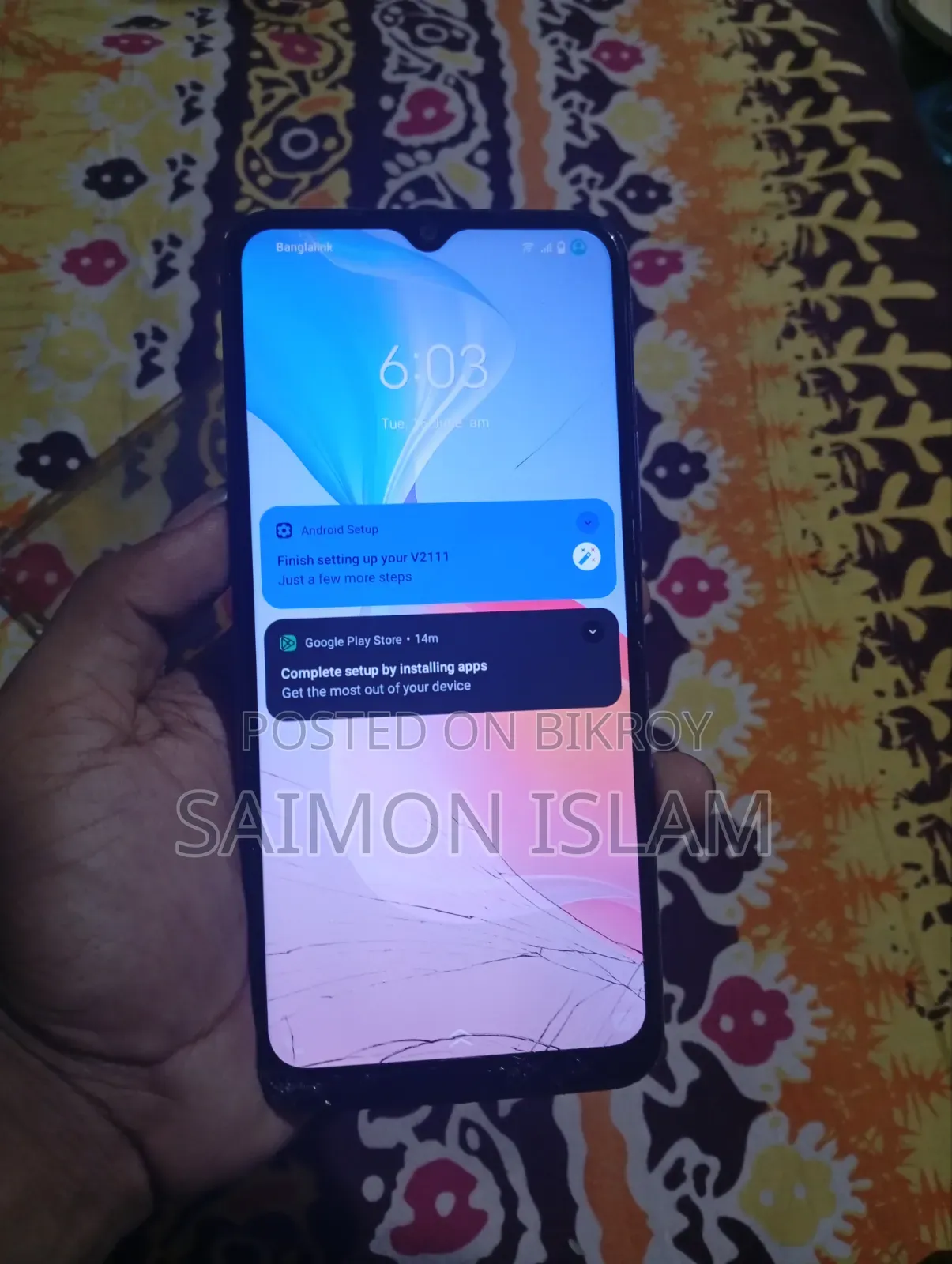 Vivo Y21 64 GB Blue