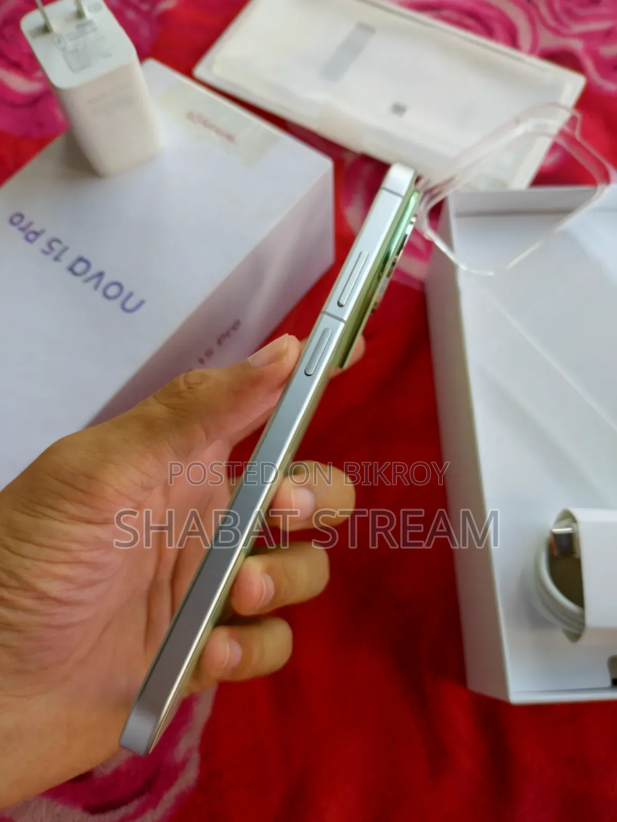 নতুন হুয়াওয়ে নোভা ১৫ প্রো ৫জি ২৫৬ জিবি সবুজ