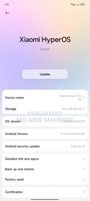 Xiaomi 12 Lite 128 GB Black