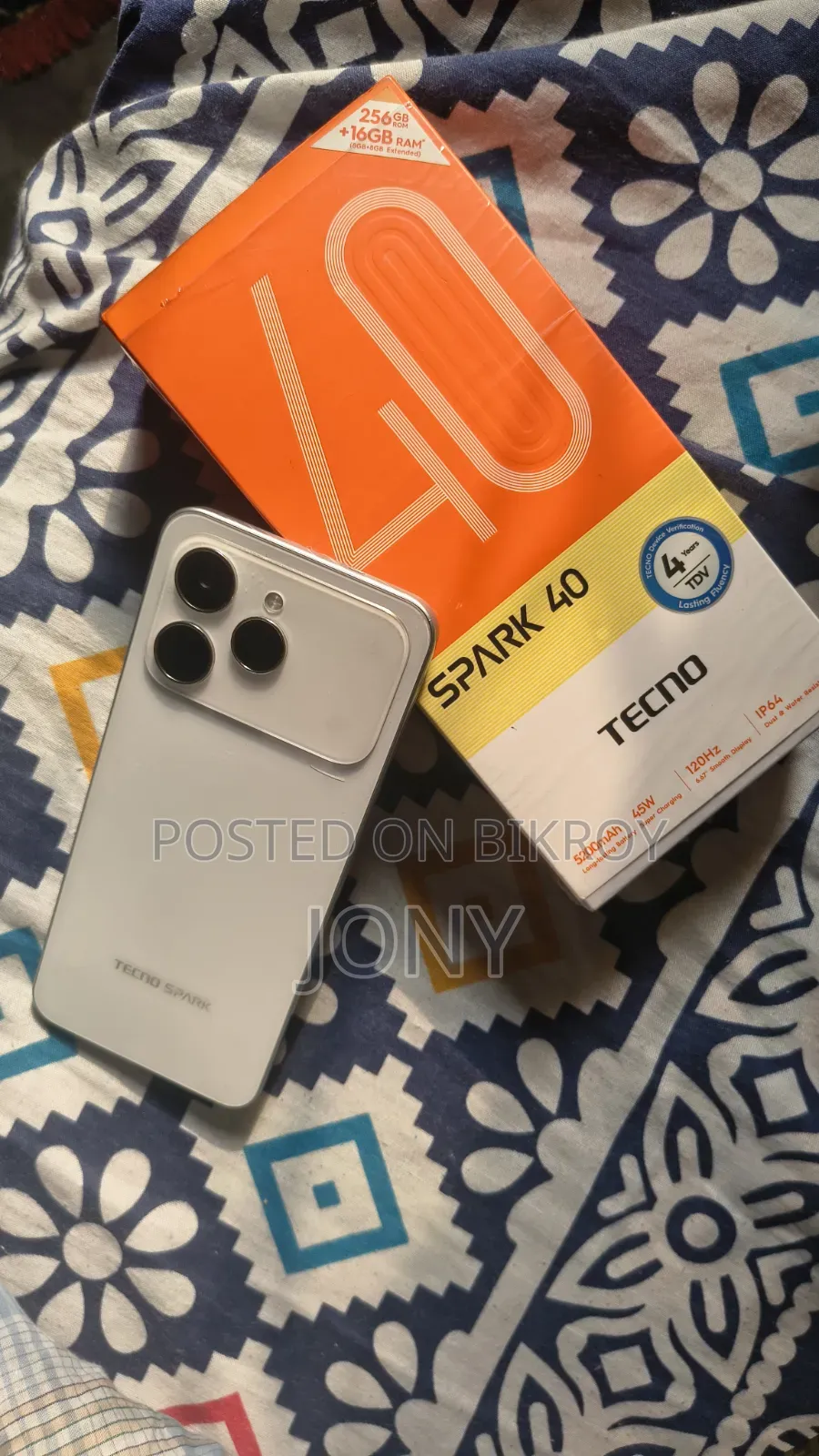 Tecno Spark 40 256 GB White