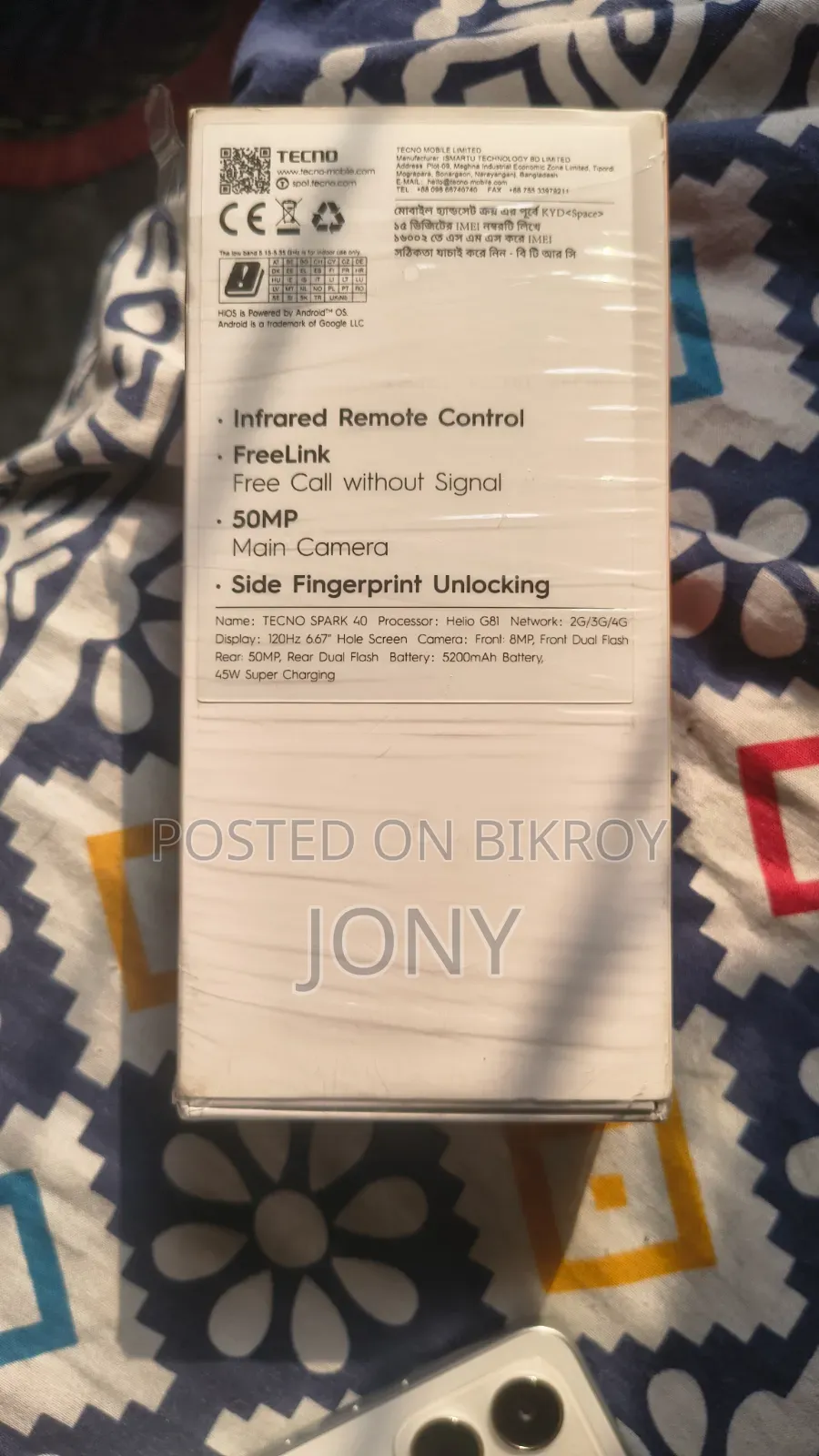 Tecno Spark 40 256 GB White