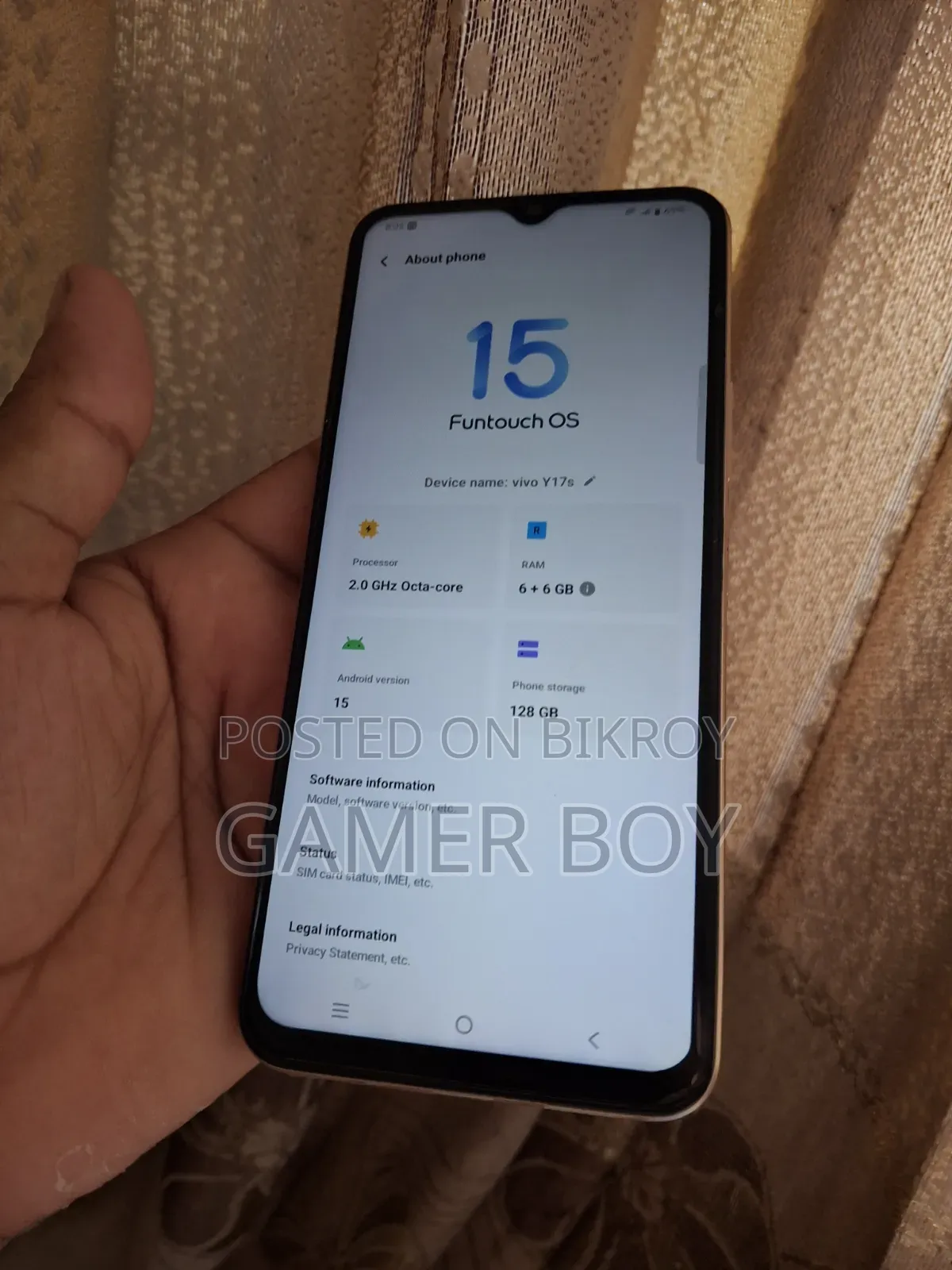 Vivo Y17s 128 GB Orange