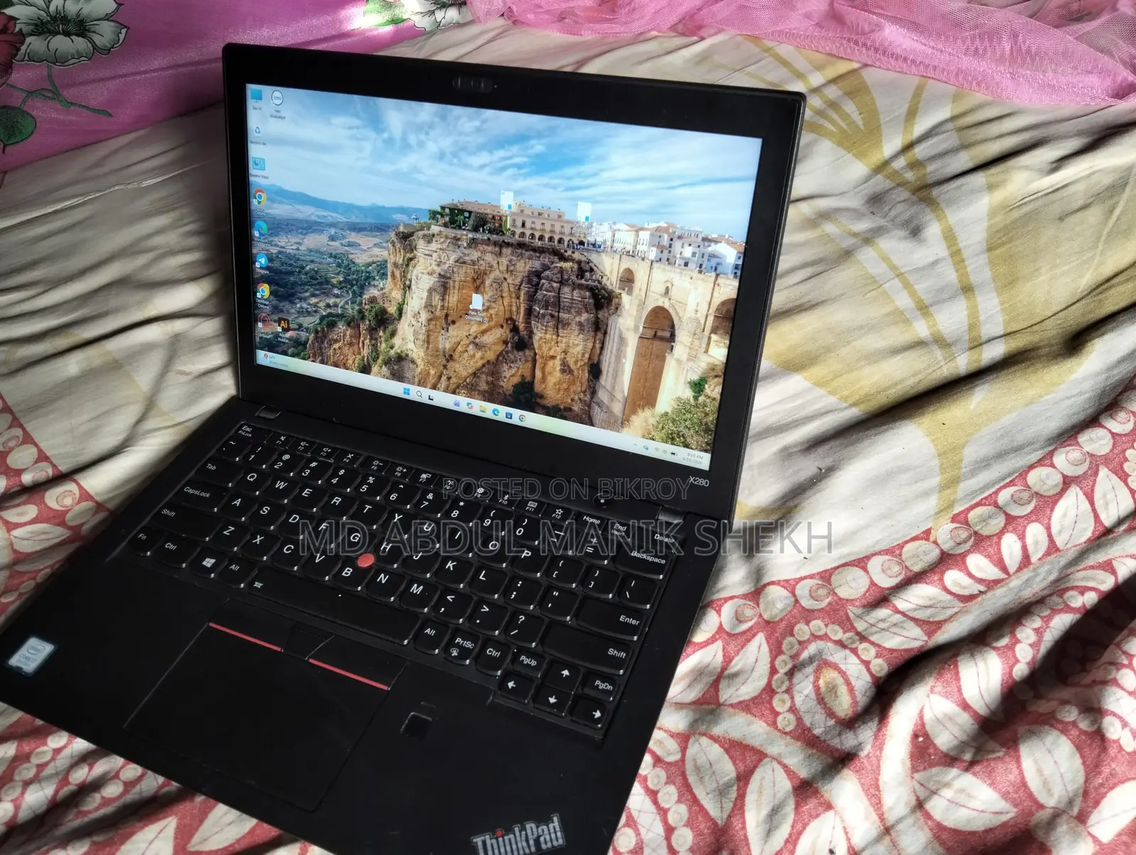 Laptop Lenovo ThinkPad X280 16GB Intel Core i7 SSD 256GB