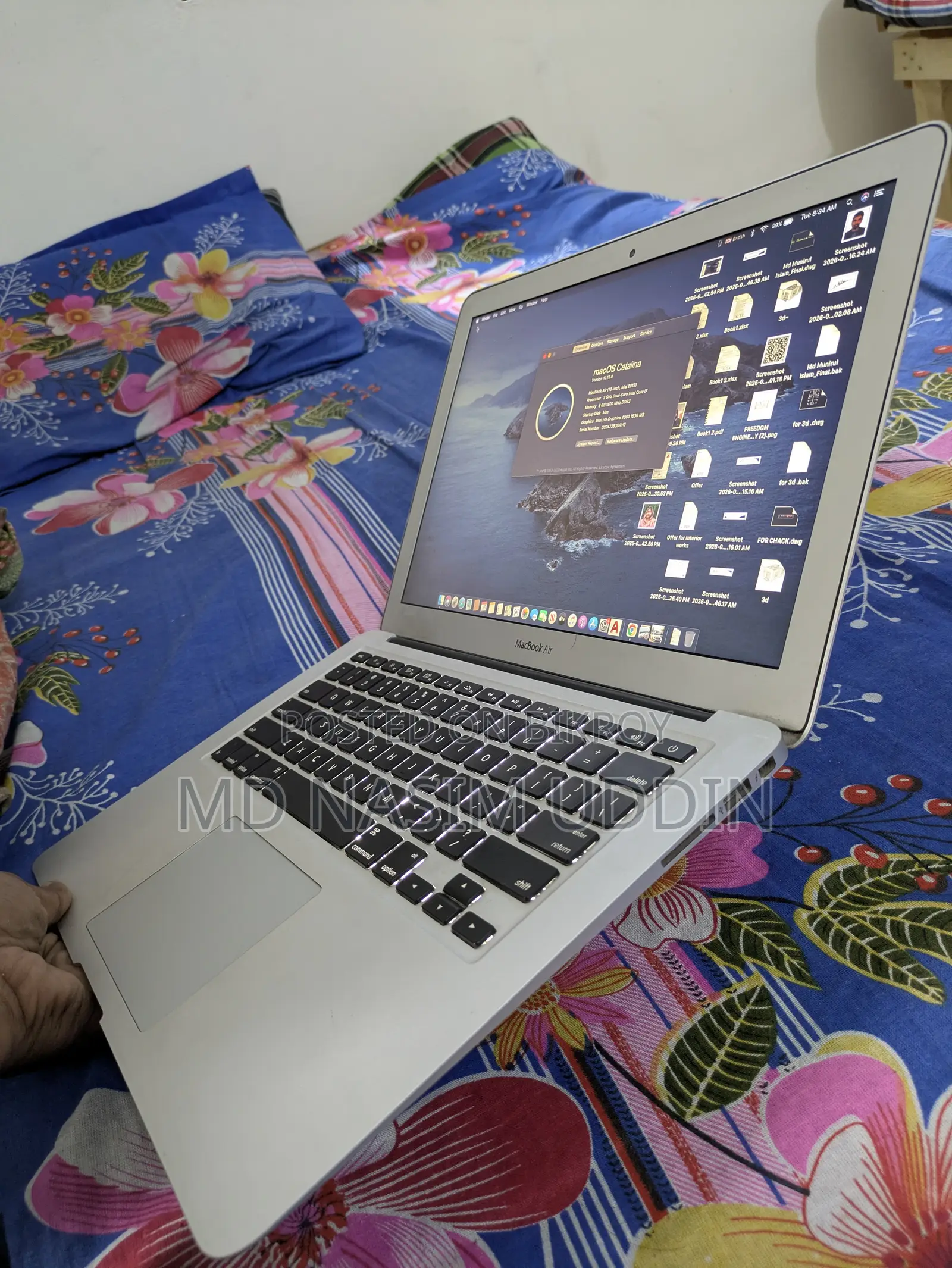 Laptop Apple MacBook Air 8GB Intel Core i7 SSD 256GB