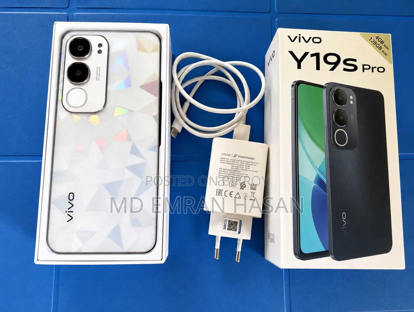 Vivo Y19s 128 GB White