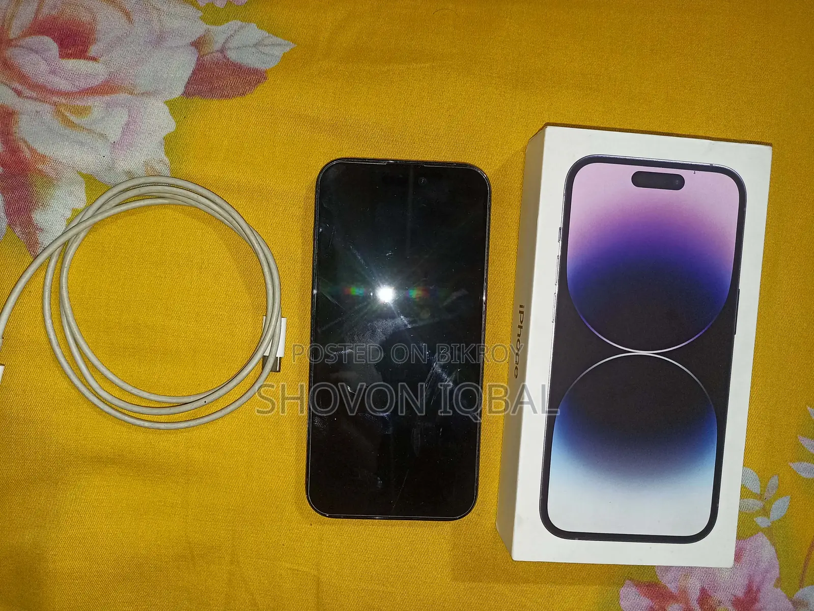 অ্যাপল আইফোন ১৪ প্রো ২৫৬ জিবি পার্পল