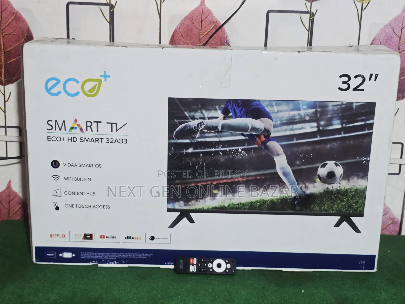 Eco+ 32" Smart Led Tv (Replacement Guarantee)