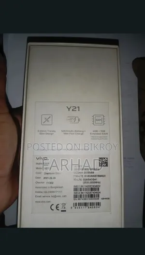 Vivo Y21 64 GB Blue