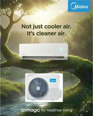 Non Inverter Air Conditioner Midea 1 Ton Split Type Warranty 5 Years