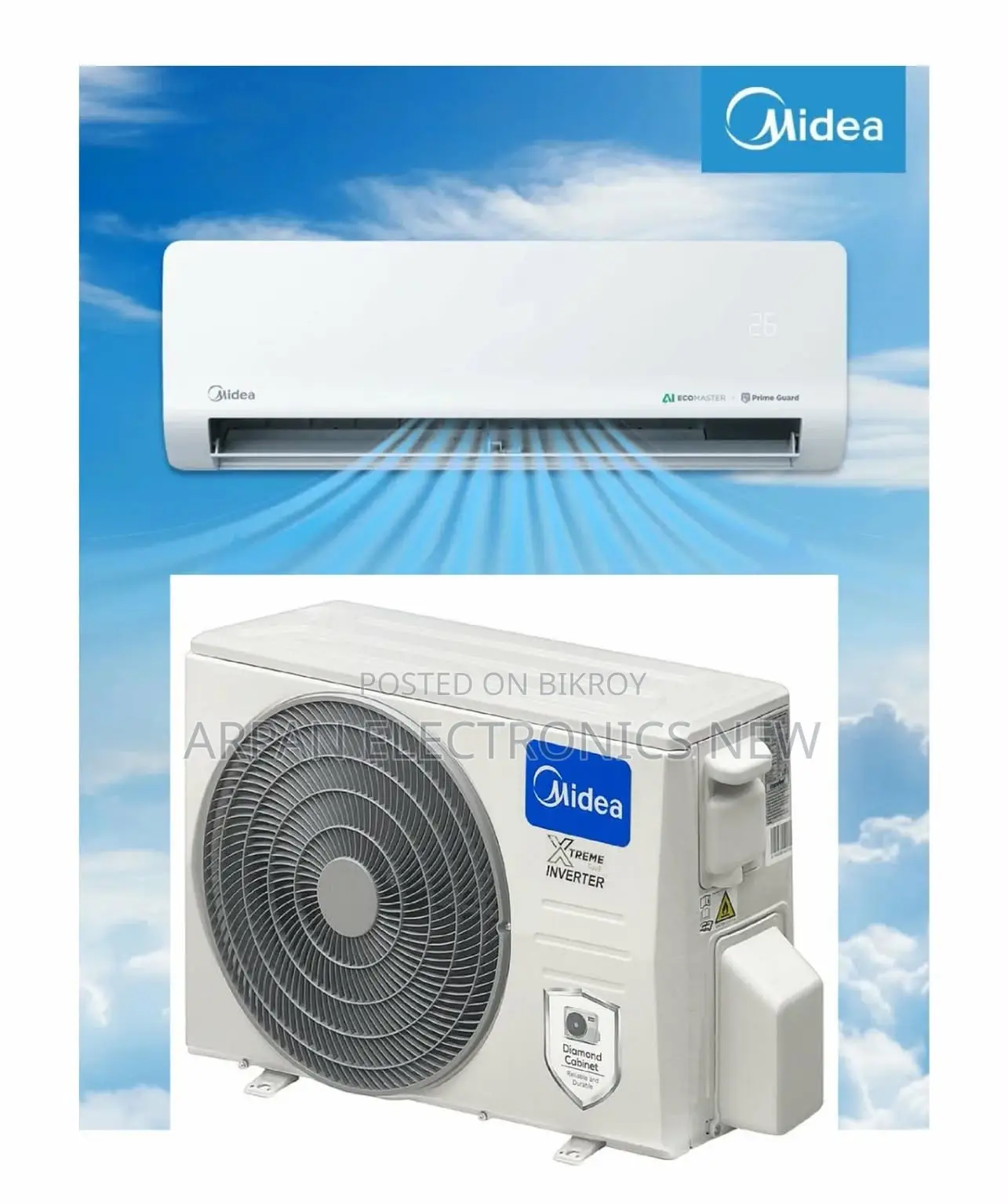 30% Discount Midea MSI-18CRN 1.5 Ton Split Type Inverter AC