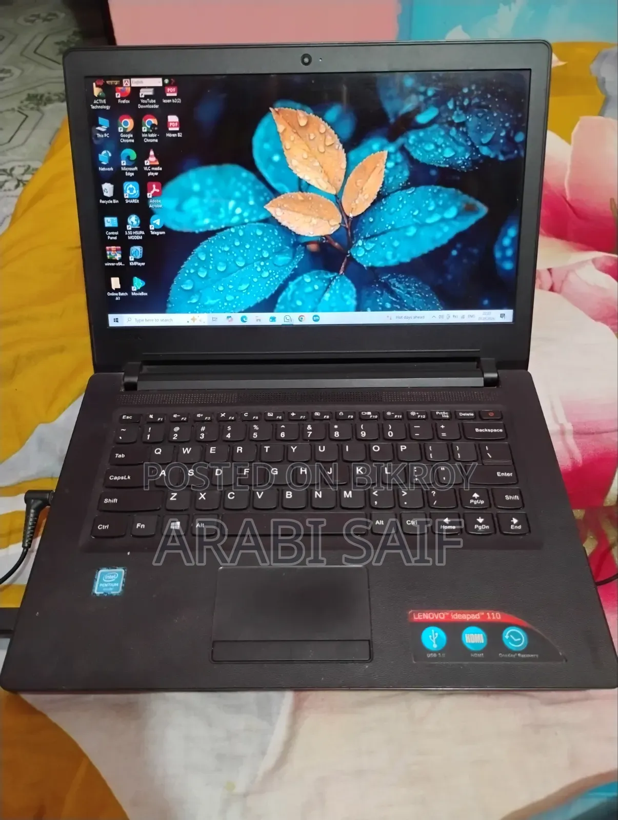 Laptop Lenovo IdeaPad 110 4GB Intel Pentium HDD 1T