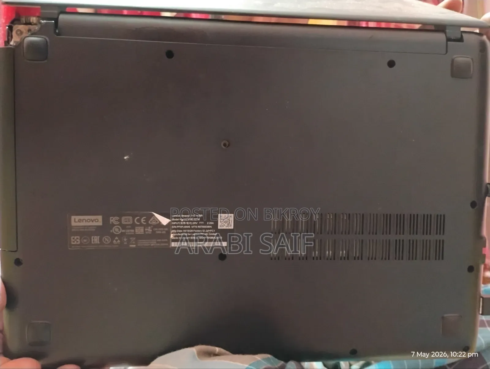 Laptop Lenovo IdeaPad 110 4GB Intel Pentium HDD 1T