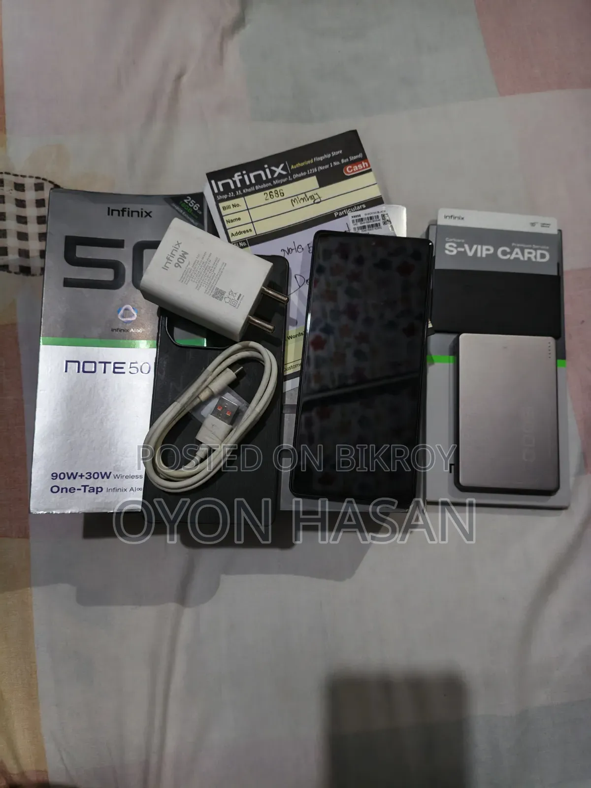 Infinix Note 50 Pro 256 GB Gray