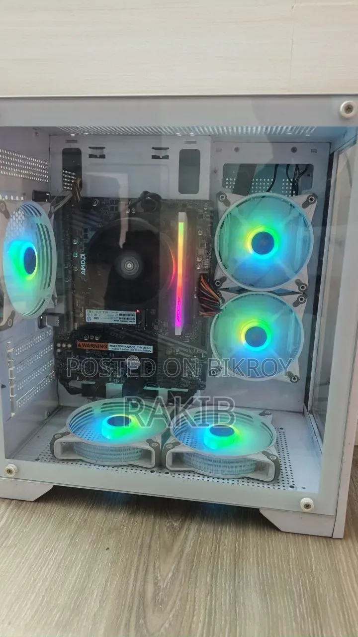 Desktop Computer 8GB AMD Ryzen 5 SSD 256GB